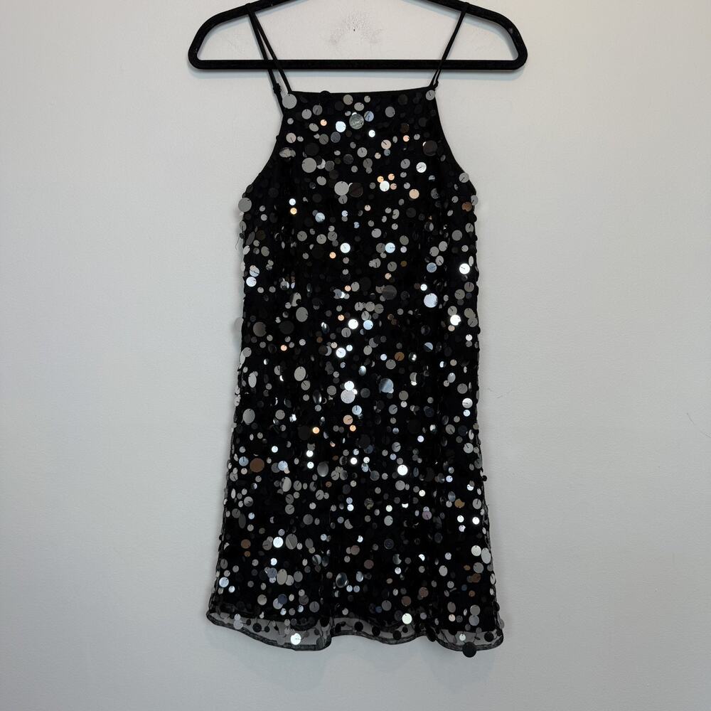 Asos sequin mini dress XS party festival disco 90s semi formal
